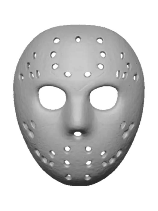 3D model for #Halloween2025#, Hockey Mask Icon
