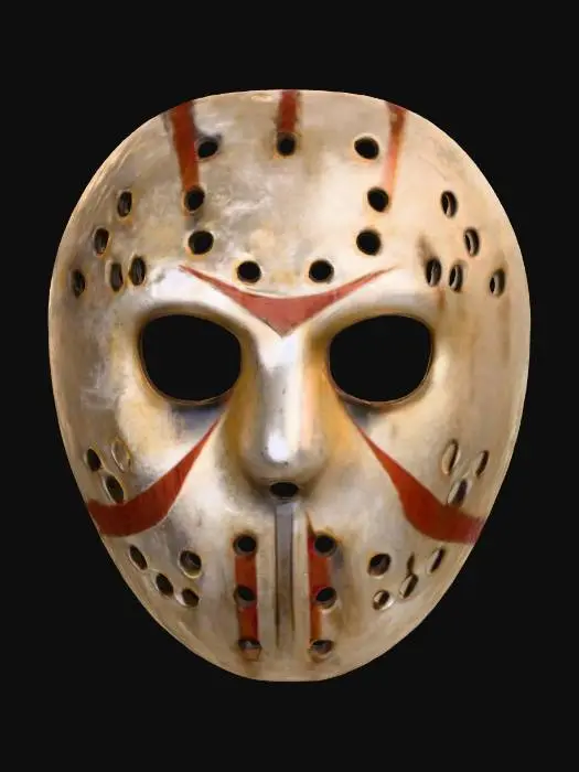 3D model for #Halloween2025#, Hockey Mask Icon