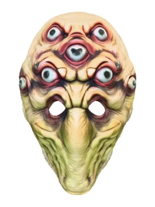 #Halloween2025#, Multivision Mask - Themed 3D model, vytvořený pomocí AI