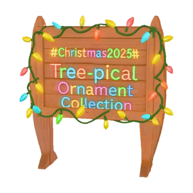 3D model for #Christmas2025#, Holiday Glow Board
