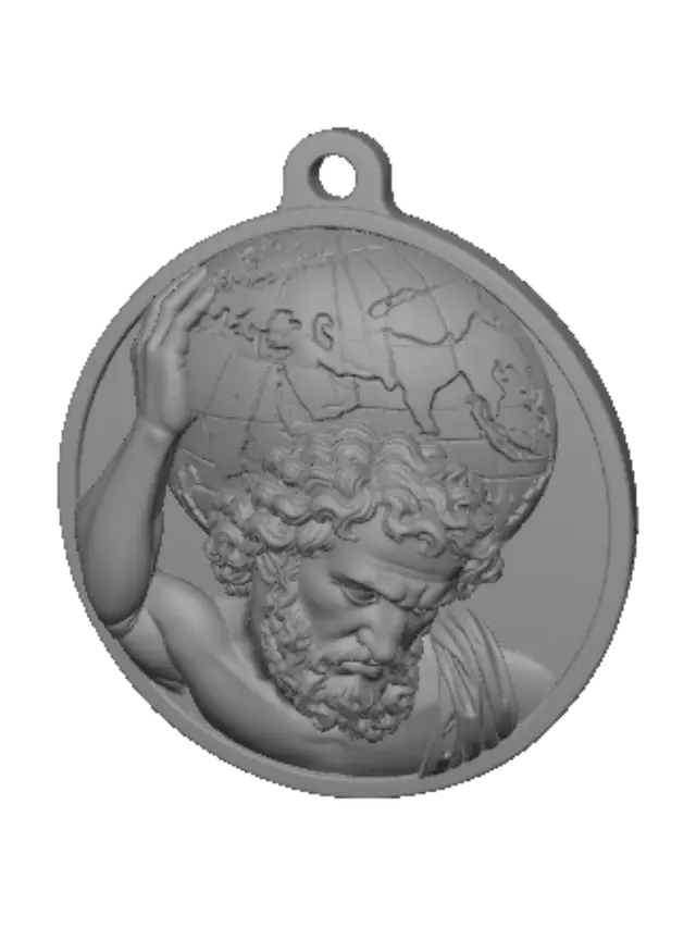 3D model for Atlas Carrying the World