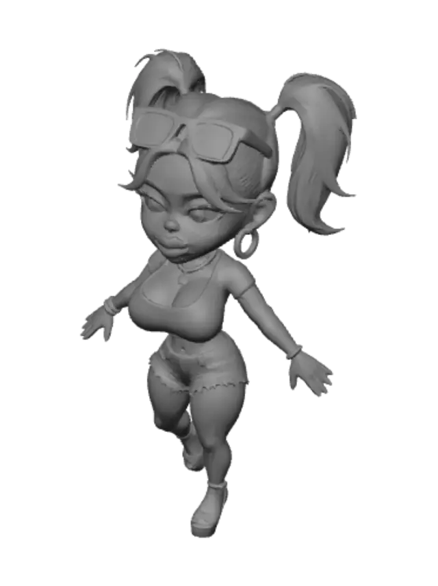 3D model for Glam Influencer