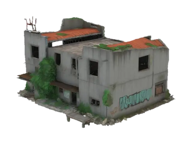 3D model for post apocalyptic building