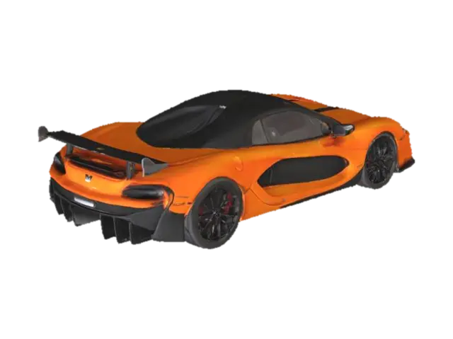 mclaren - Sportscar 3D model, vytvořený pomocí AI