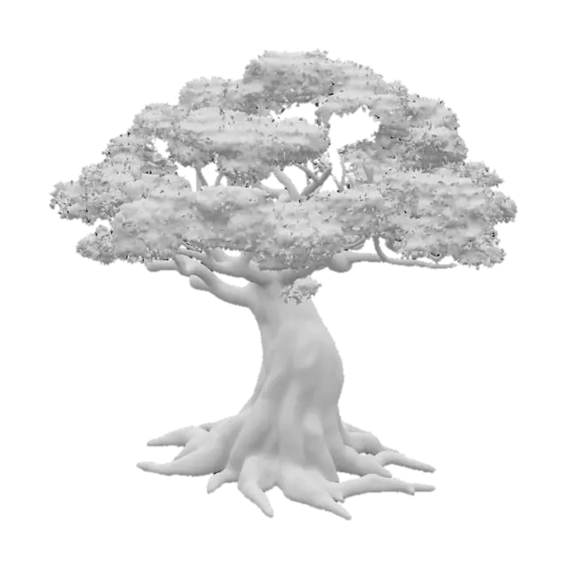 3D model for tree, Wood, Organic, Highly Detailed, Ultra Realistic