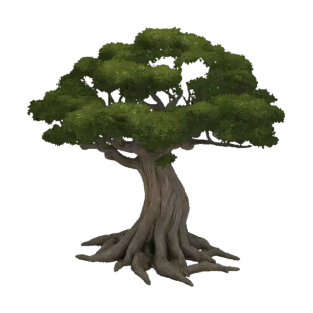 3D model for tree, Wood, Organic, Highly Detailed, Ultra Realistic