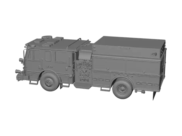 3D model for Modern Fire Truck
