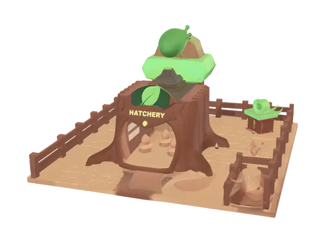 3D model for Bug Hatchery Grand Hatchery Hall