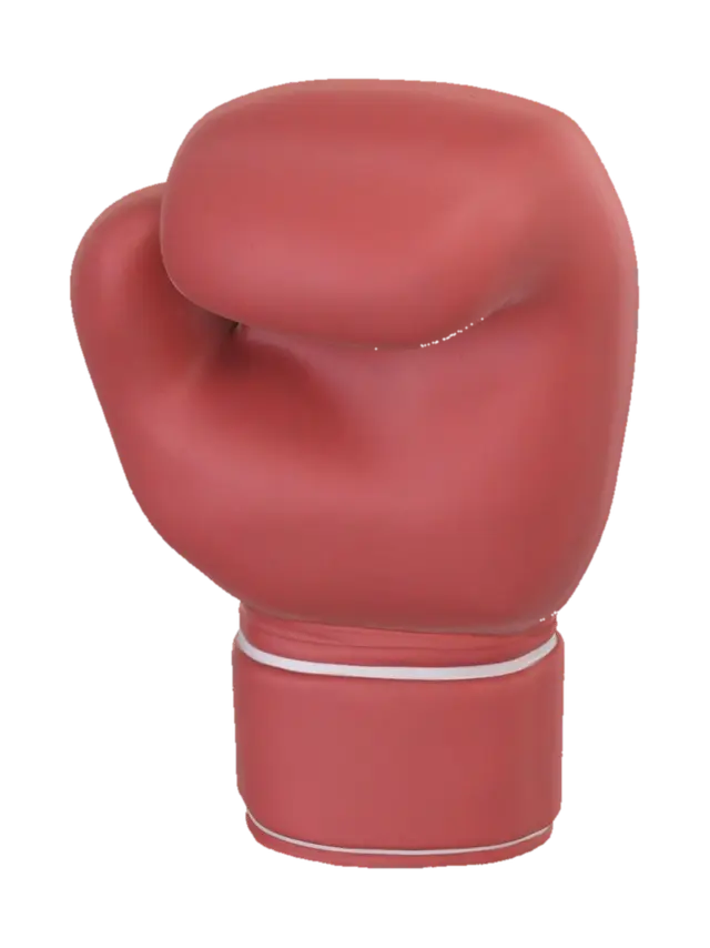 Red Boxing Glove 3D model, vytvořený pomocí AI