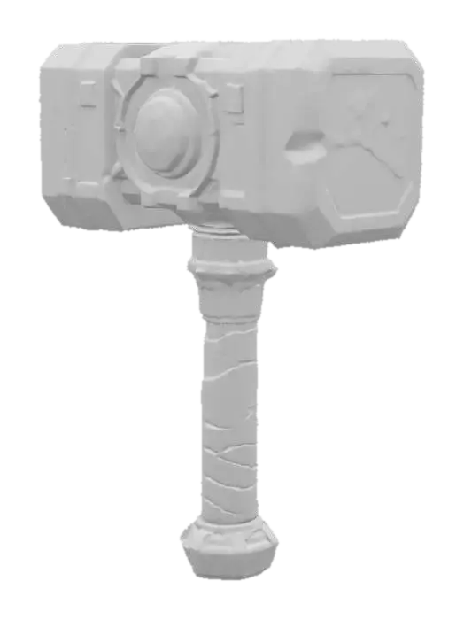 3D model for Earthbound Hammer