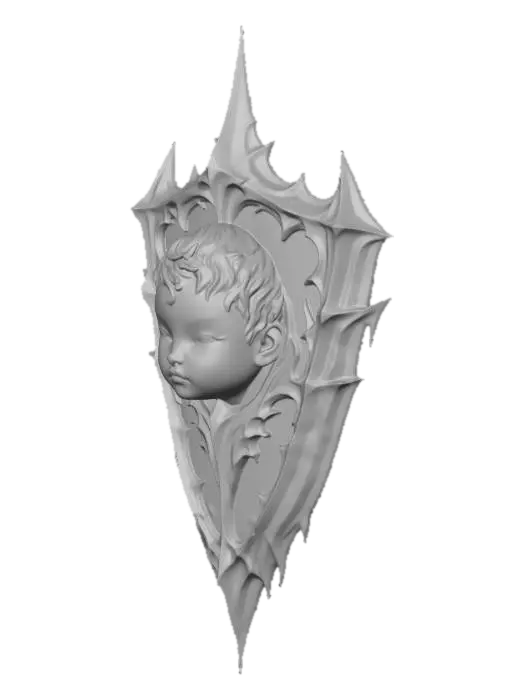 3D model for golden shield