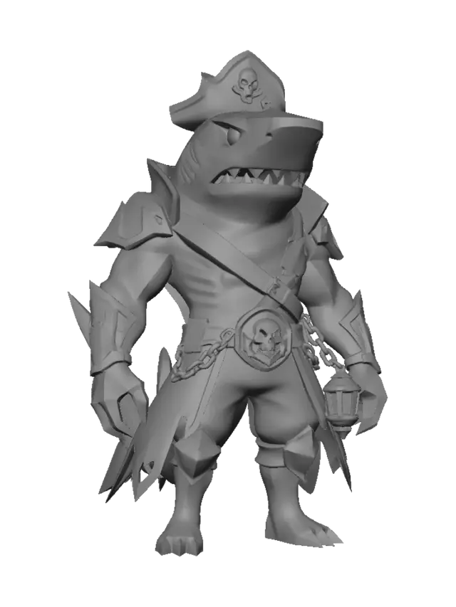 3D model for Azure Shark Buccaneer