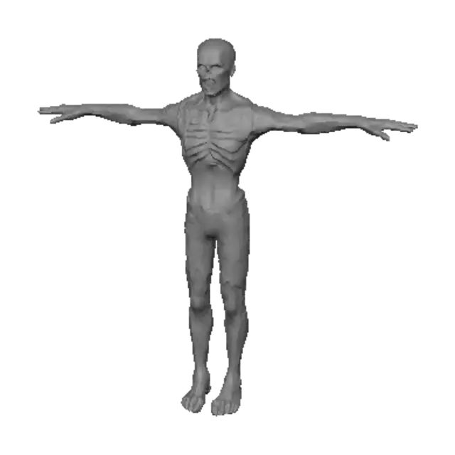 3D model for Zombie_doom_default