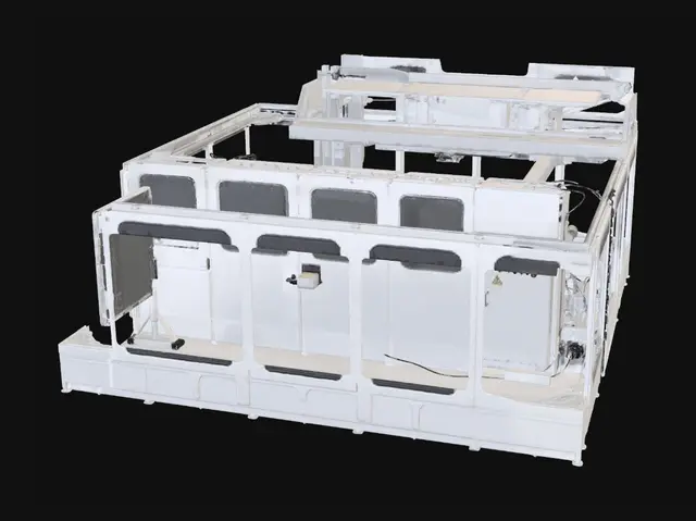 3D model for Automated Manufacturing Cell Enclosure
