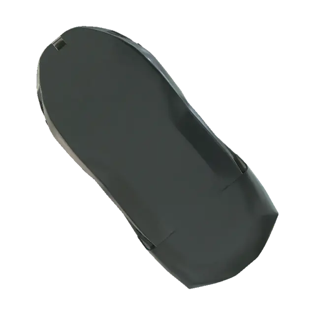 Silver Phantom Hovercar 3D model, vytvořený pomocí AI