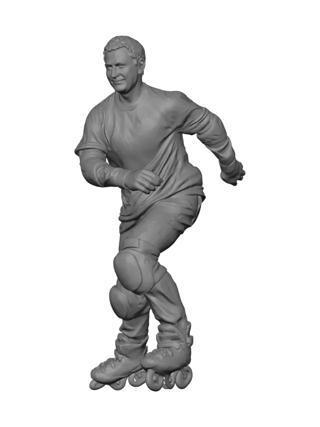 3D model for Rollerblading in the Park