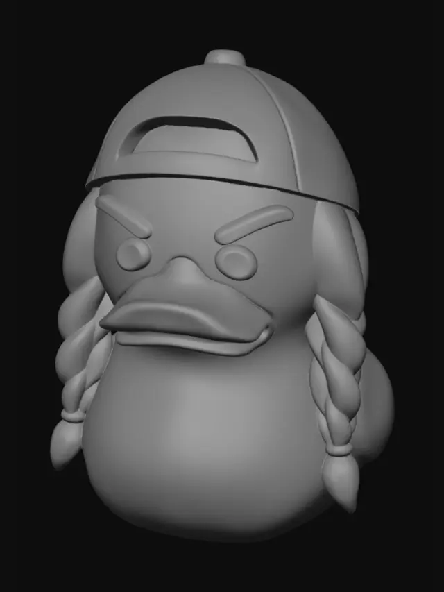 3D model for Hard Hat Duck