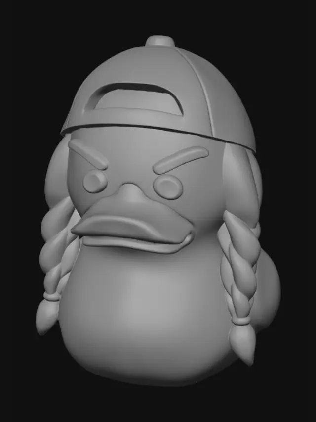 3D model for Hard Hat Duck