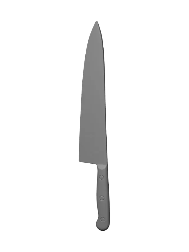 3D model for Rusty Kitchen Knife
