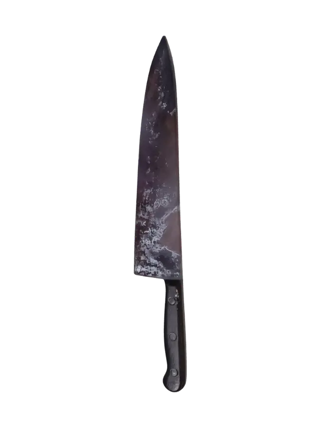 3D model for Rusty Kitchen Knife