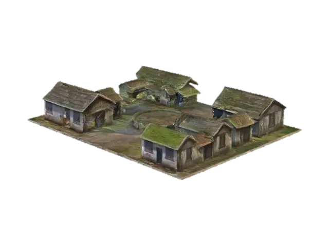 Village Heart Tree - Cracked 3D model, vytvořený pomocí AI