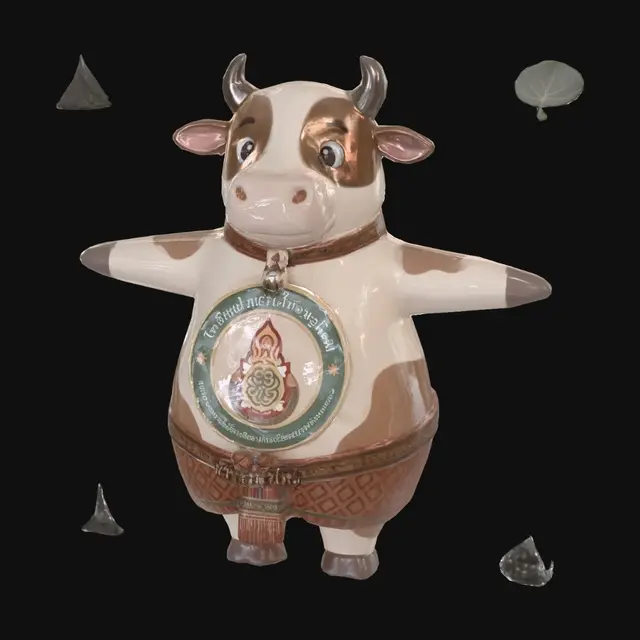 3D model for Thai Heritage Cow Mascot