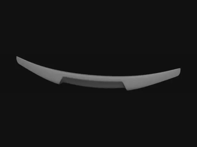 3D model for Curved Rear Spoiler