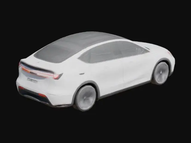 3D model for Tesla model y 2025