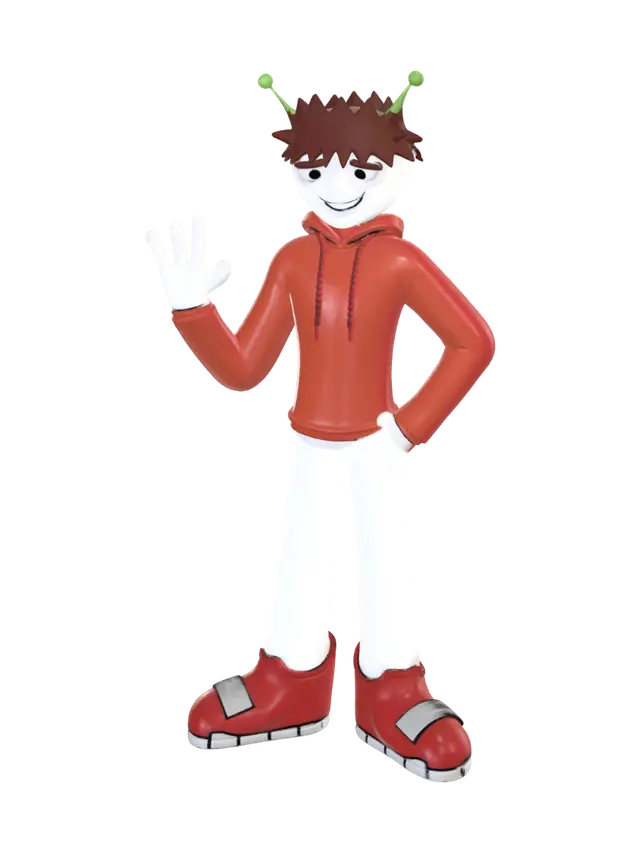 3D model for Crimson Hoodie Wave