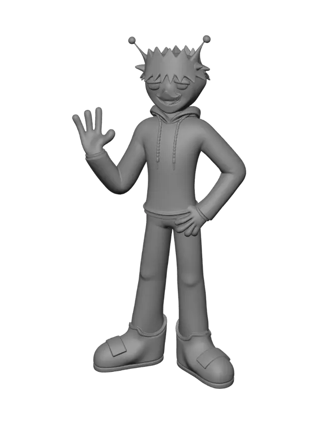 3D model for Crimson Hoodie Wave