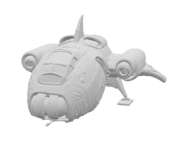 3D model for  Raumschiff. STAR Wars. Hard Surface. Style.fotorealistisch. high quality.
