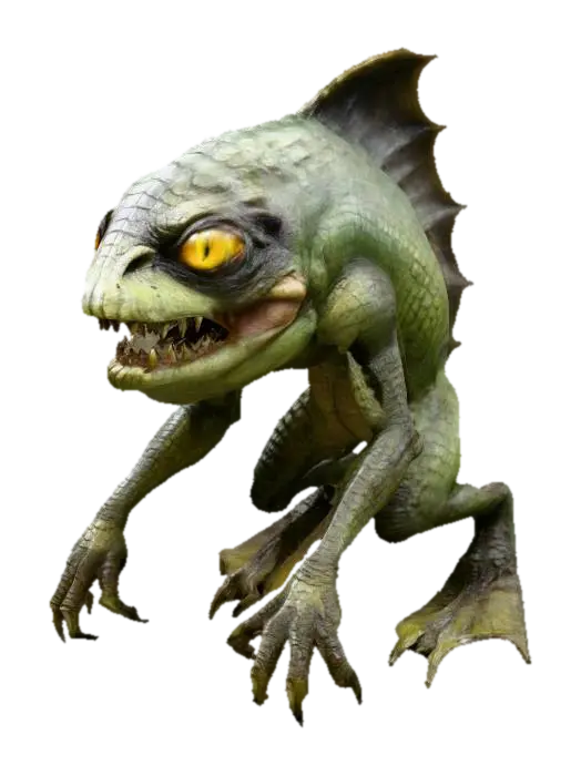 3D model for Aquatic Creature Sketch