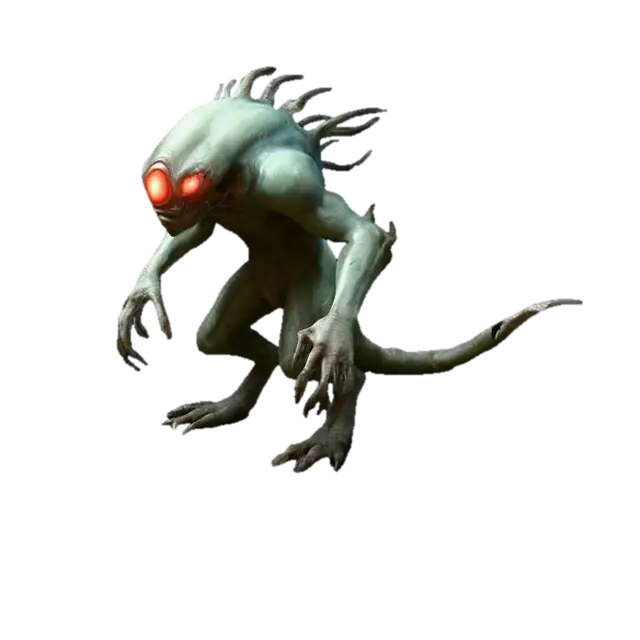 3D model for alien monster zyklop