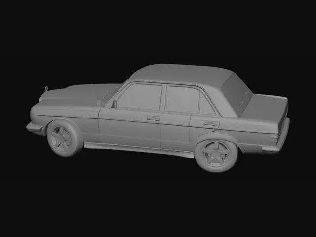 3D model for Midnight Mercedes on a Quiet Street
