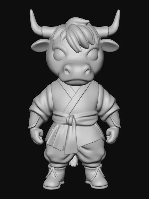 3D model for Kung Fu Bull