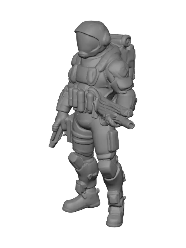 3D model for Astroneer for a shooting game