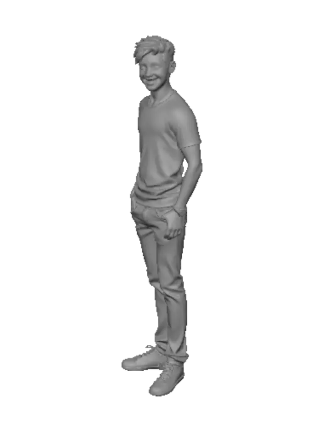 3D model for Average male