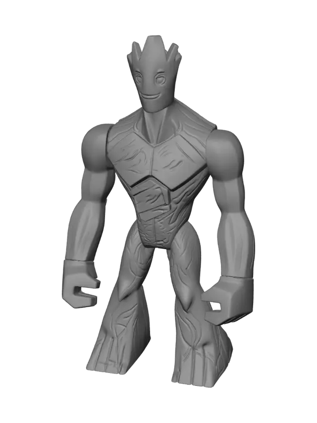 3D model for Groot Action Figure