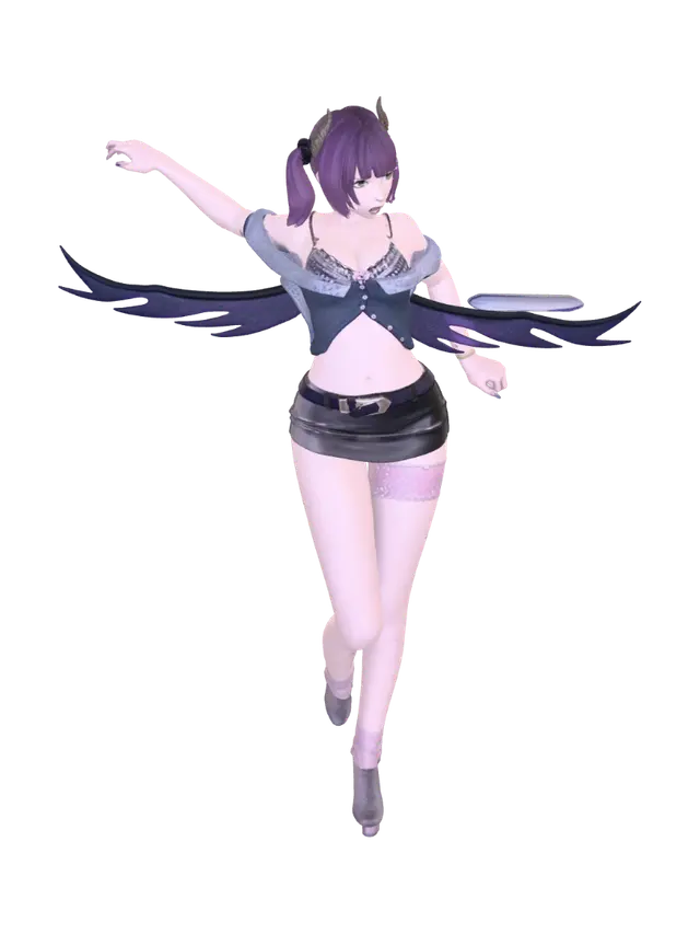 3D model for Violet Winged Enchantress