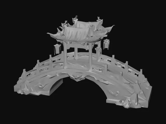 3D model for Imperial Lantern Bridge