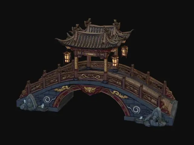 3D model for Imperial Lantern Bridge