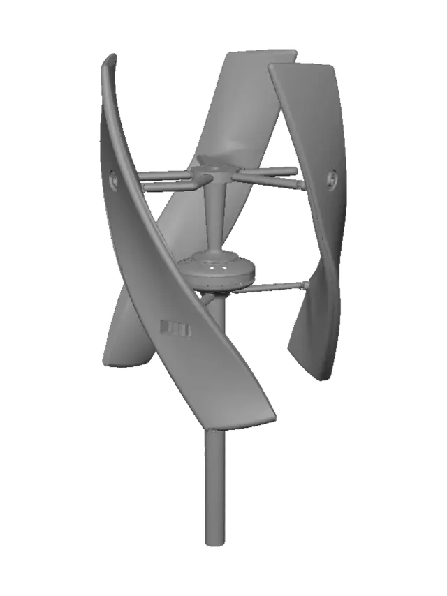 3D model for Italian Flag Wind Sculpture