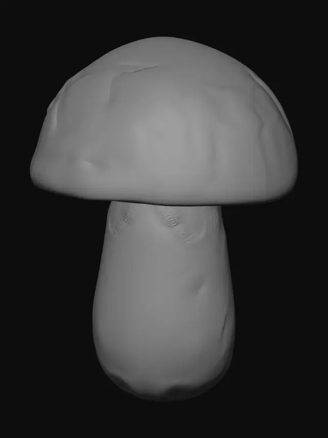 3D model for Amber Bell Mushroom