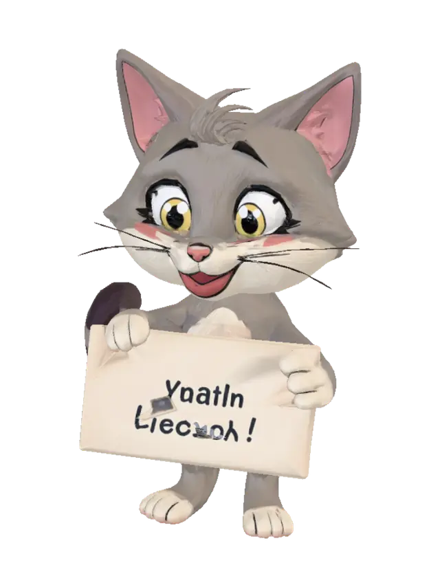 Un chat qui dit salut les amis on se retrouve sûre une nouvelle vidéos et enfaite… - Framed 3D model, vytvořený pomocí AI