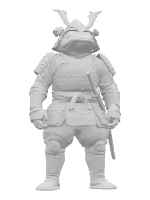 3D model for Samurai Frog