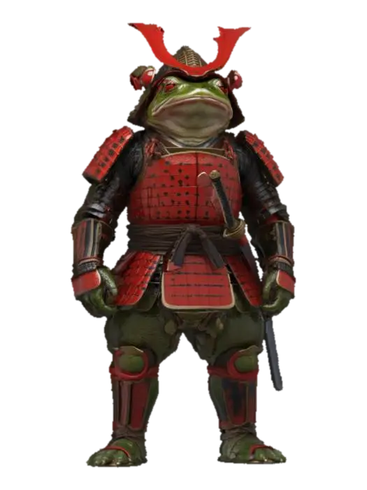3D model for Samurai Frog