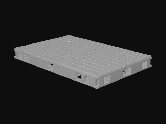 3D model for Blue Brick Path at Sunset