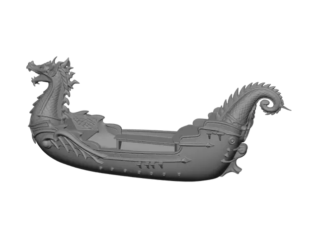 3D model for Dragon-Headed Longship