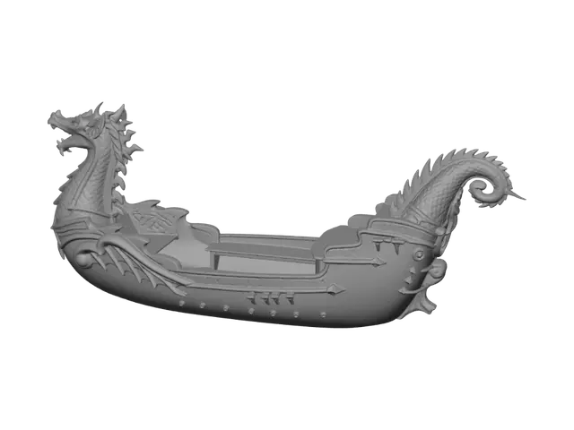 3D model for Dragon-Headed Longship