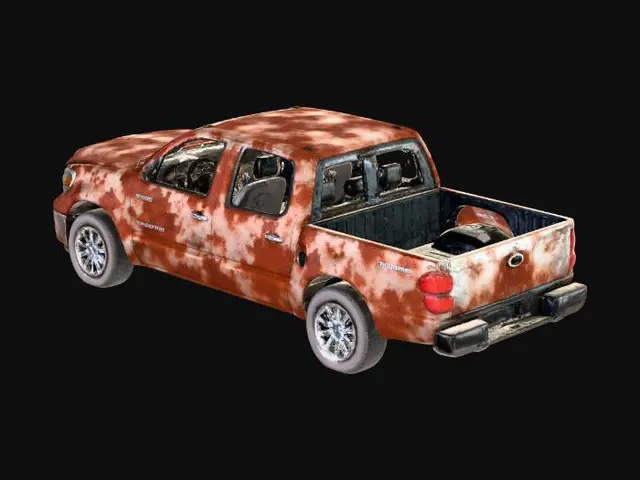 3D model for rusty_pickup_truck